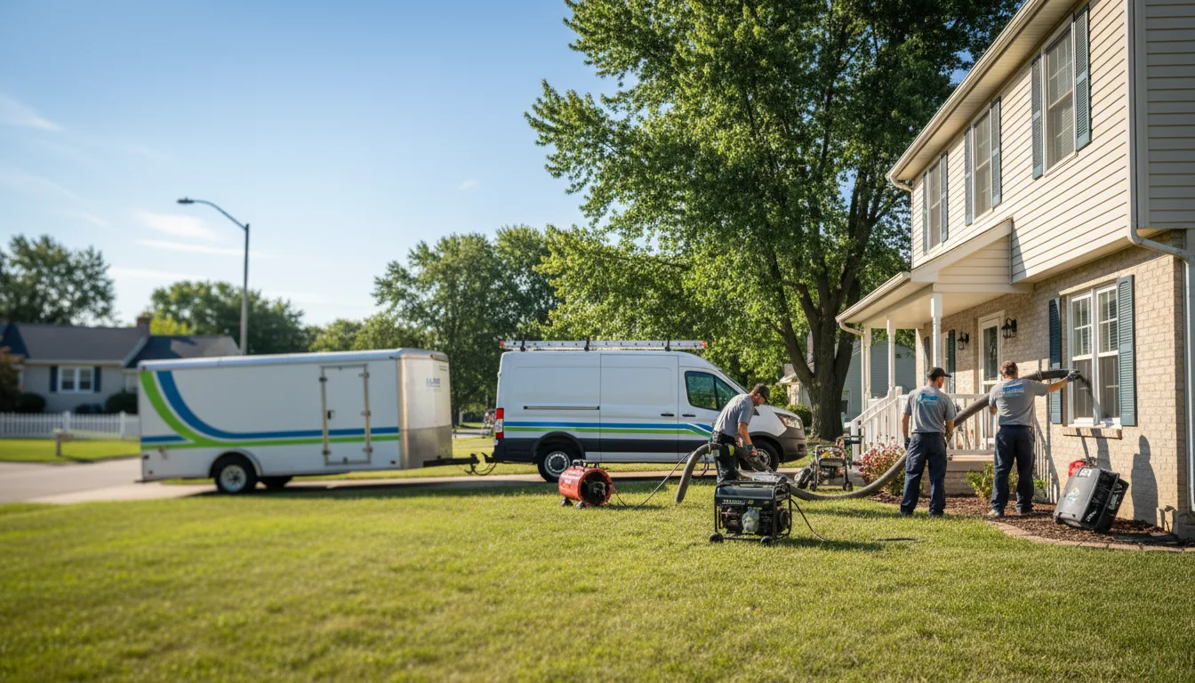 Flooded Basement Restoration And Cleanup With Repair in Elkton, OH near me